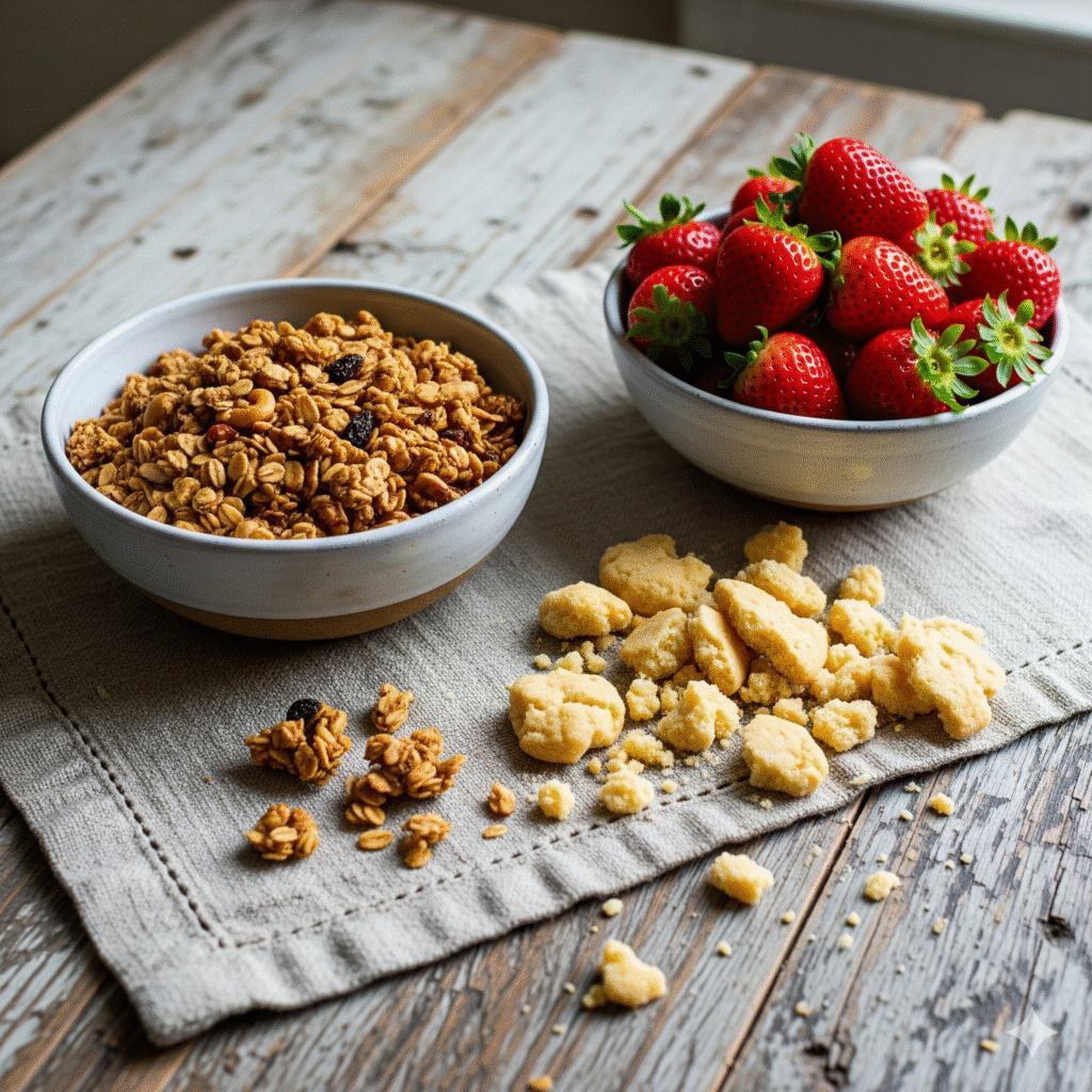 Strawberry Shortcake Granola