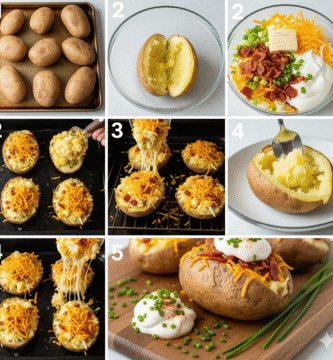 Cheesy Baked Potatoes Recipe