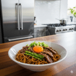 Korean Beef Sesame Noodles