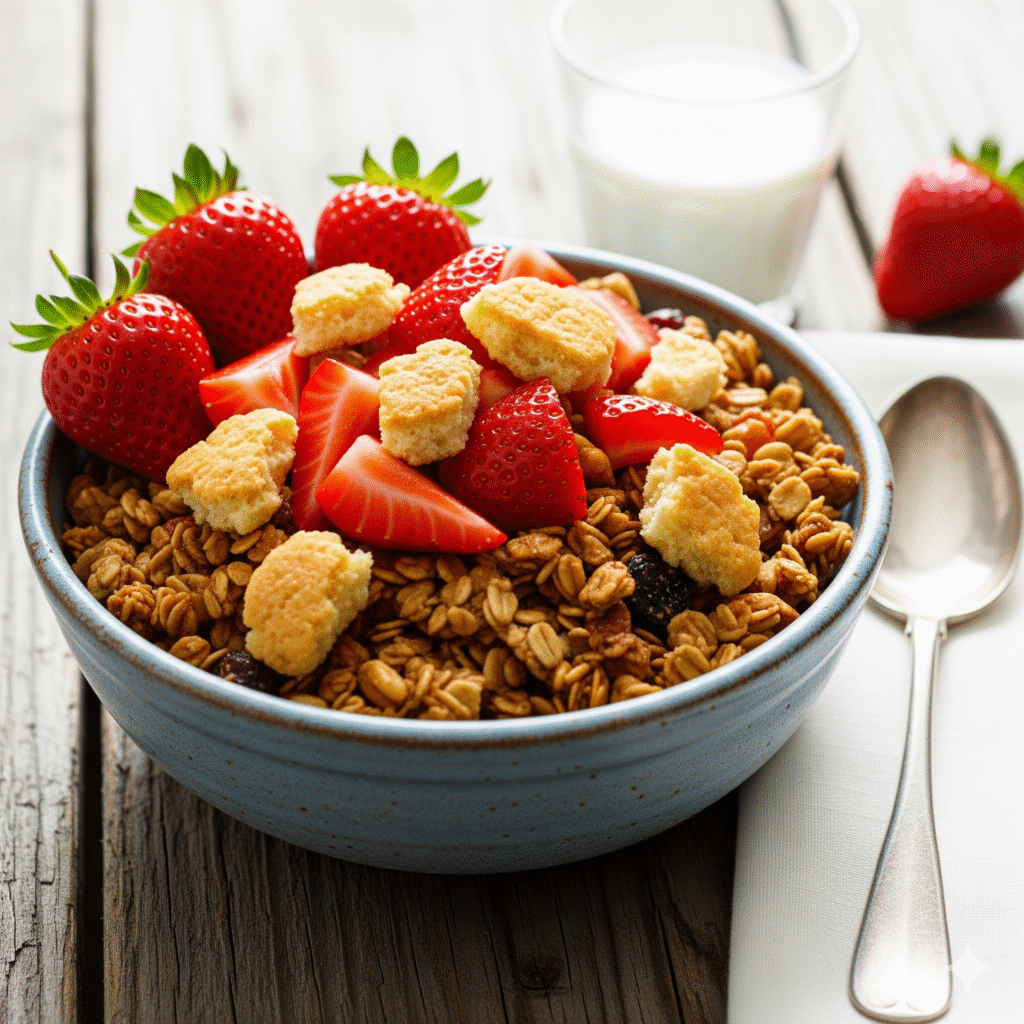 Strawberry Shortcake Granola