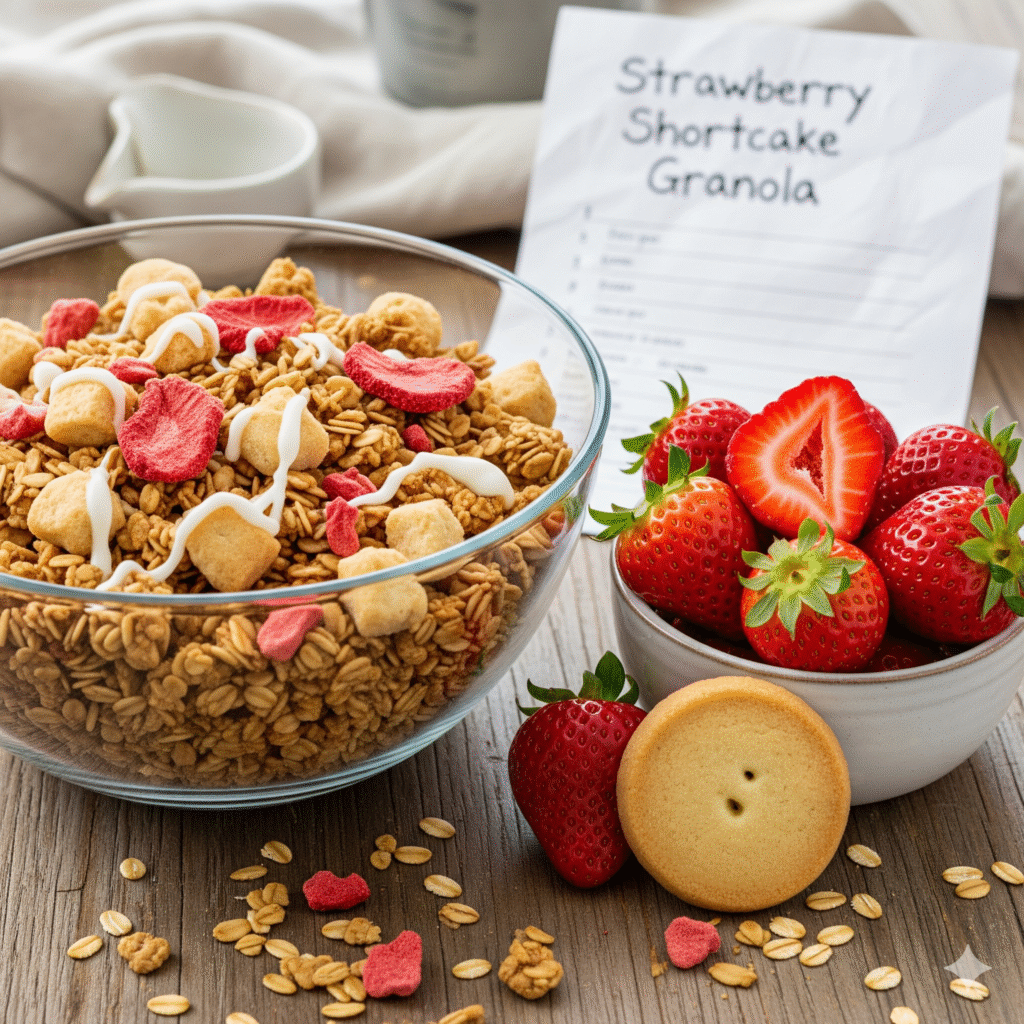 Strawberry Shortcake Granola