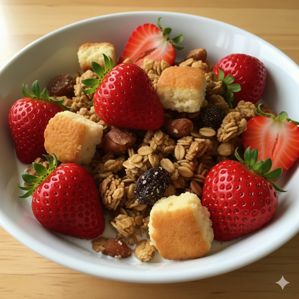 Strawberry Shortcake Granola