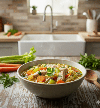 One Pot Chicken Noodle Soup