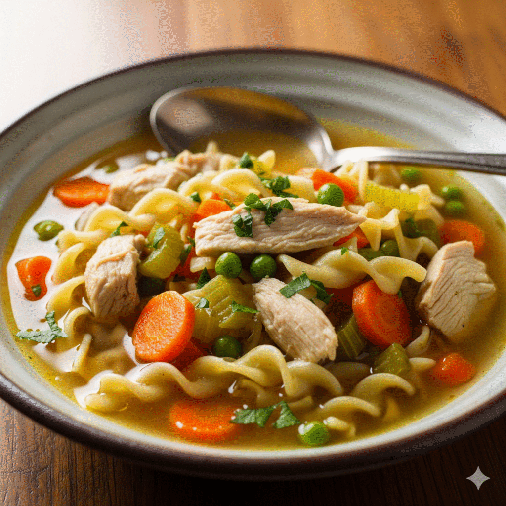 One Pot Chicken Noodle Soup