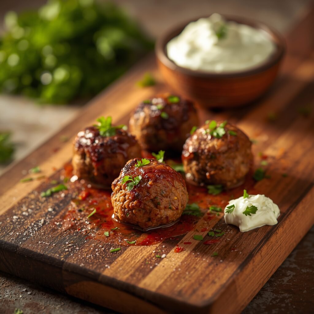 best lamb kofta with Mediterranean vegetables