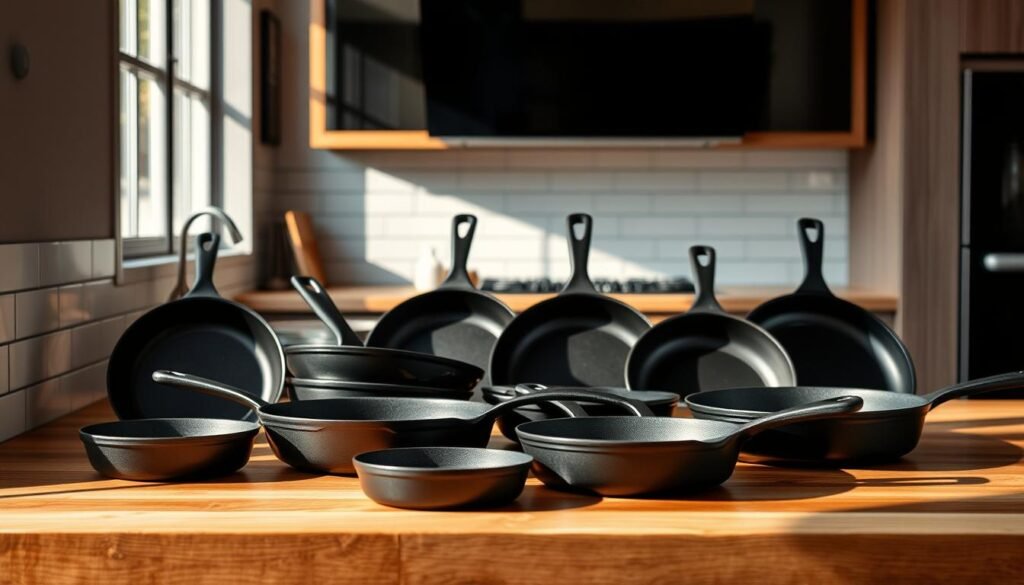 cast iron frying pan sizes​