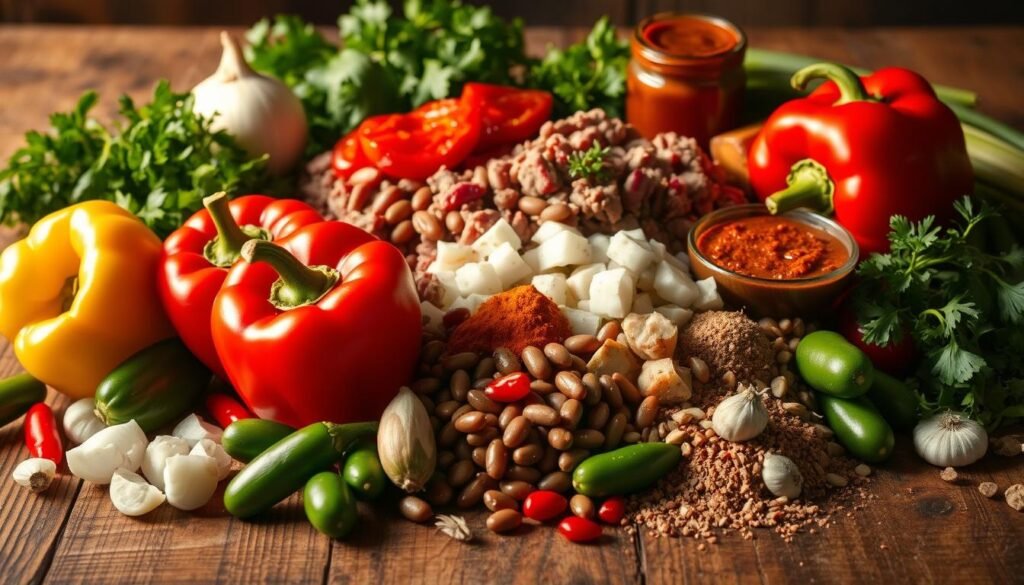 chili ingredients combination chili ingredients combination