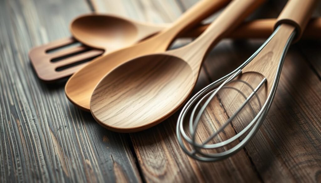 top wooden cooking utensil set