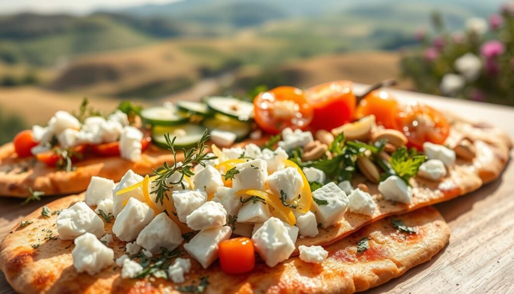 Flavor Pairings with Feta Spring Flatbreads