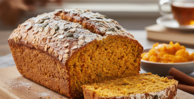 Whole Wheat Pumpkin Bread