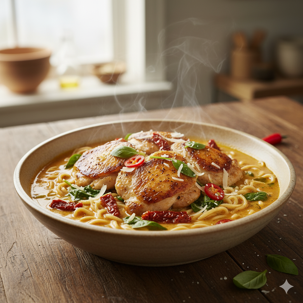 Marry Me Chicken Ramen