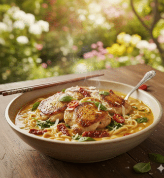 Marry Me Chicken Ramen