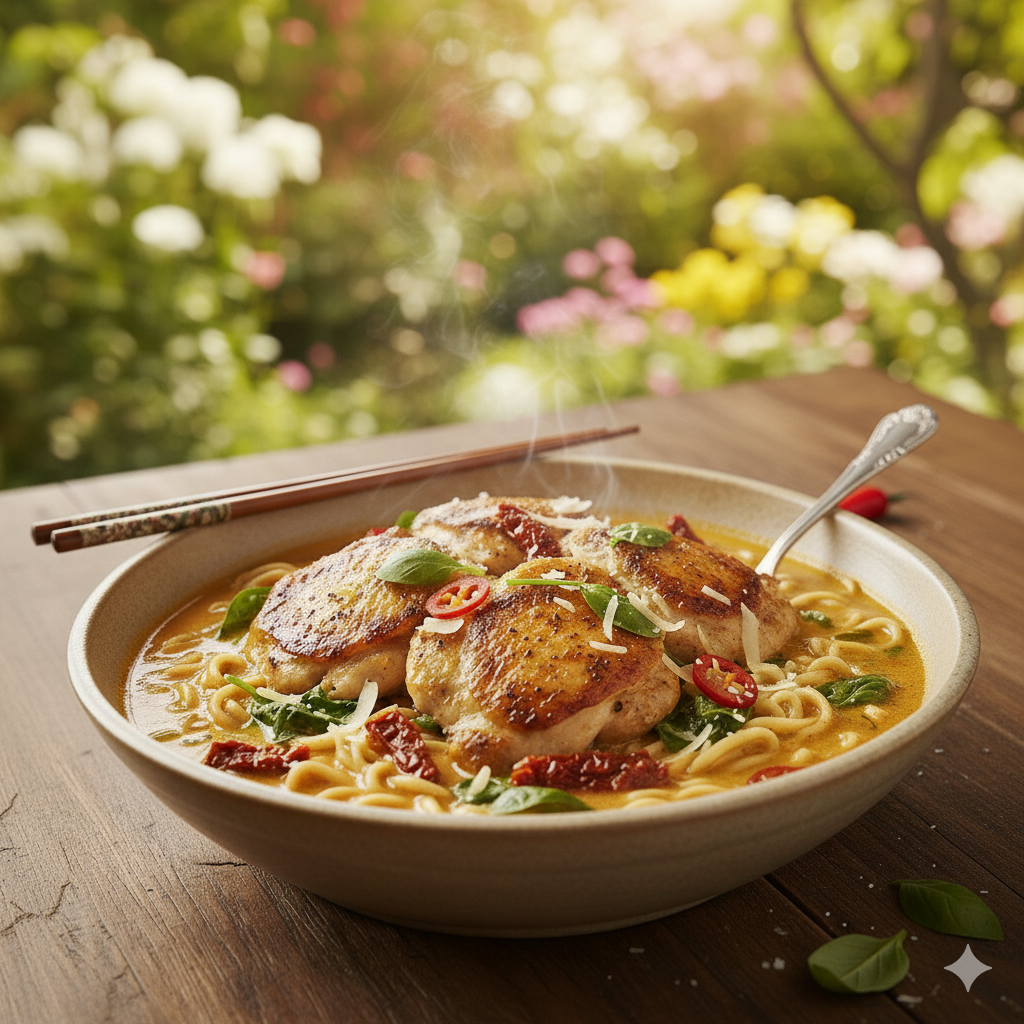 Marry Me Chicken Ramen