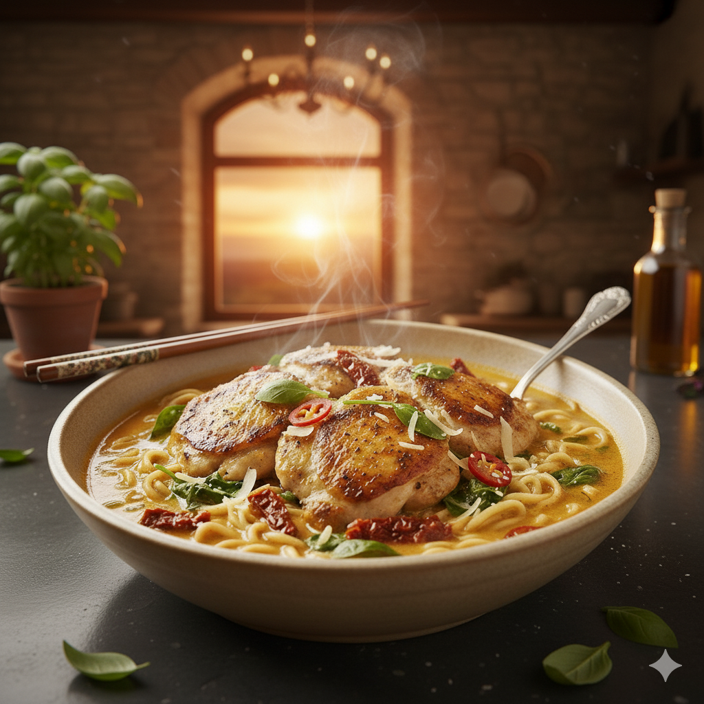 Marry Me Chicken Ramen