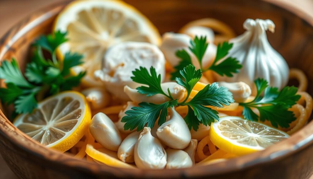 Lemon Boursin Pasta ingredients