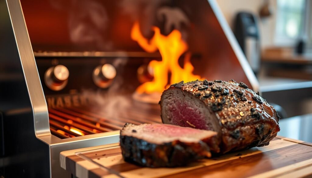 sirloin tip roast pellet grill